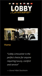 Mobile Screenshot of lobbylimousiner.se